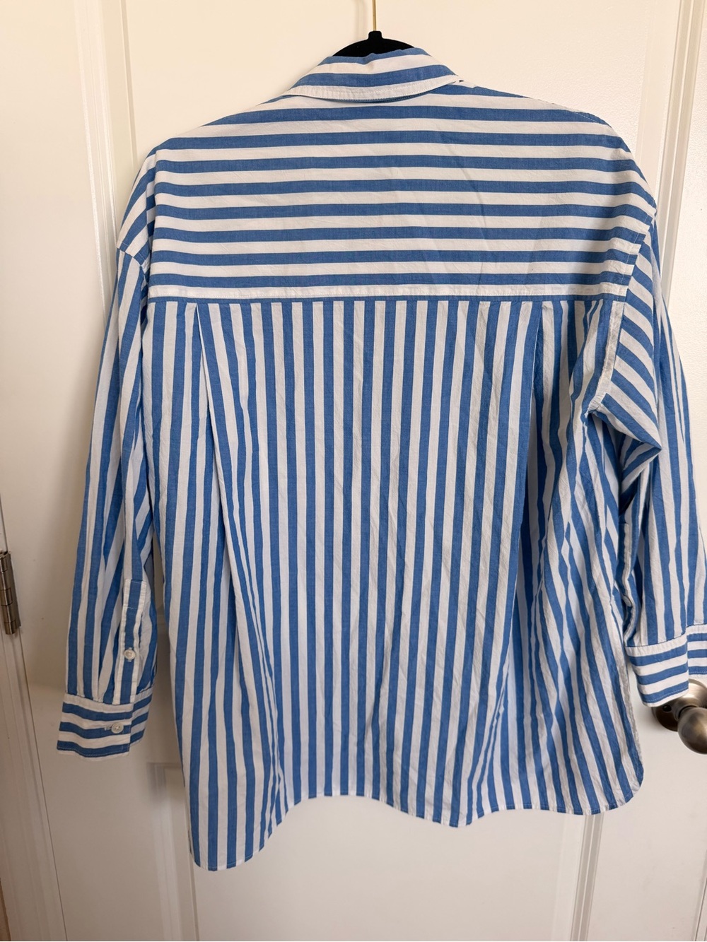 Madewell Signature Poplin Oversized Shirt - Small - Picture 4 of 6